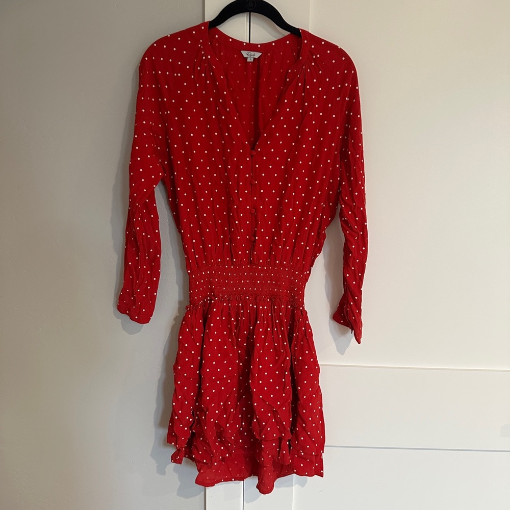 Rails Red Polka Dot Dress
